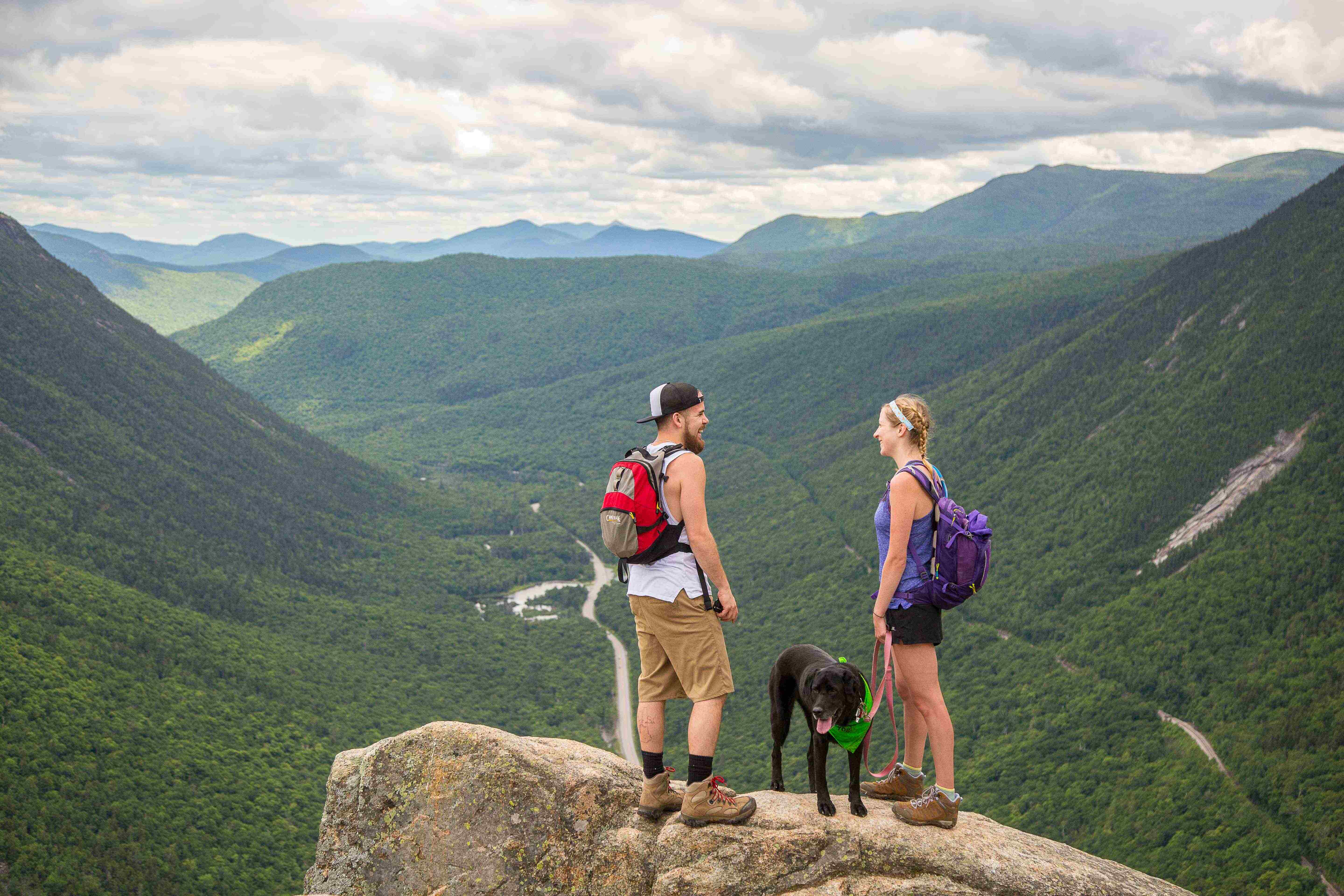 Hiking with dog