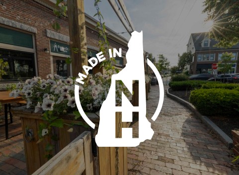 Made in NH Logo over an Image