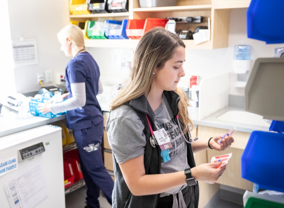 A researcher in a lab