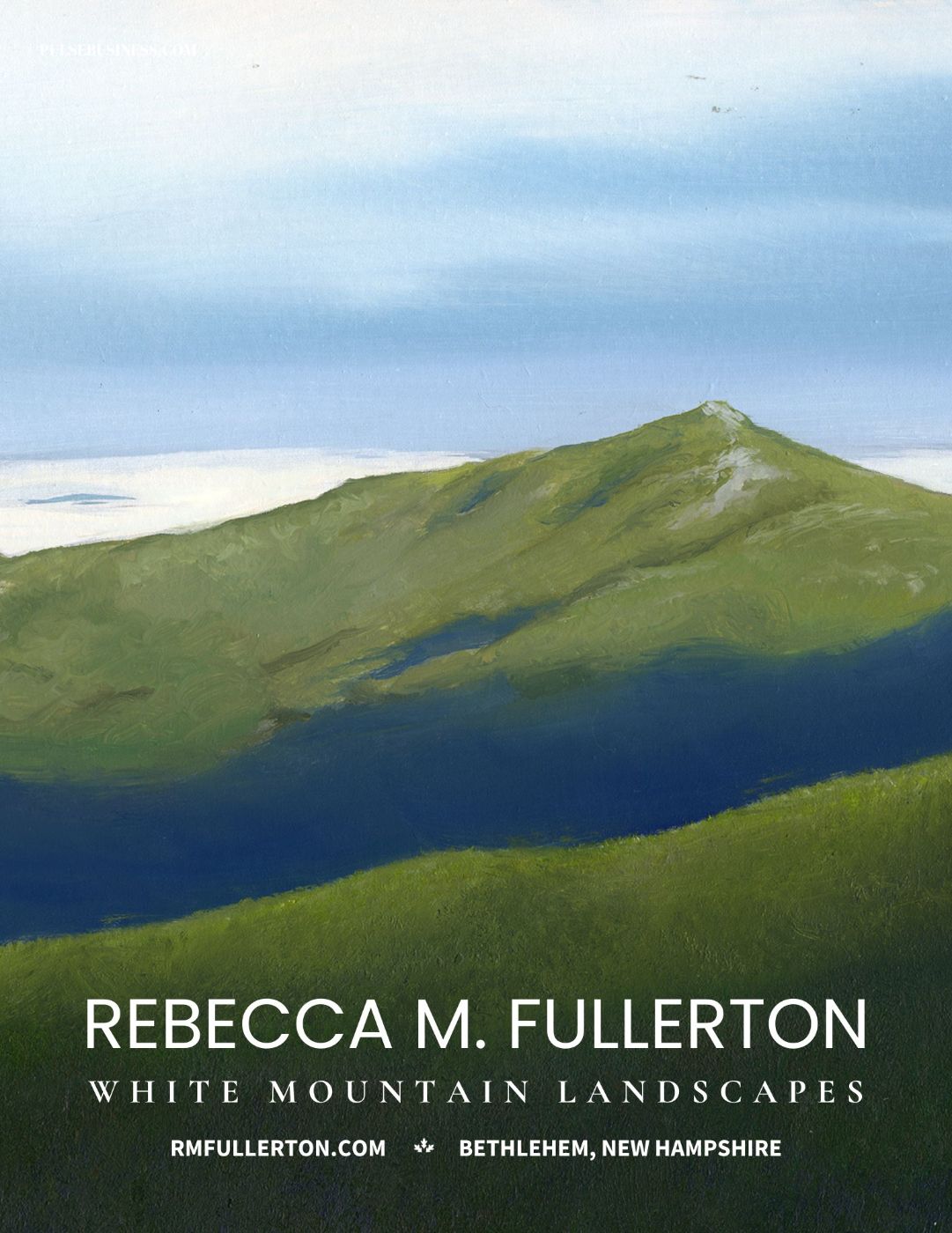 Rebecca M. Fullerton, "Mount Garfield Sunrise," oil on panel landscape painting.