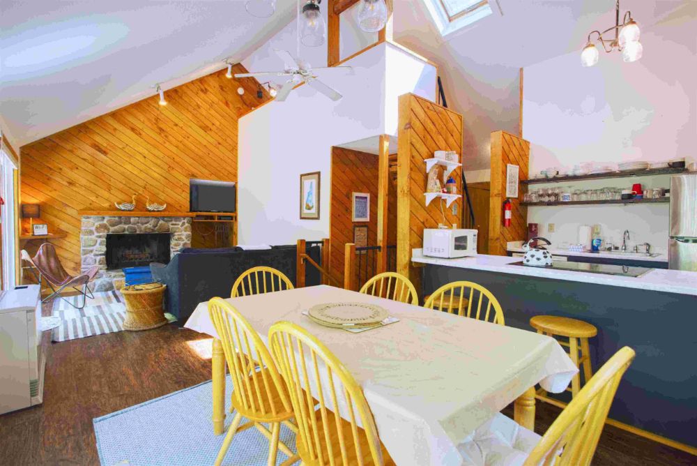 One of our many vacation properties tucked in the White Mountains!