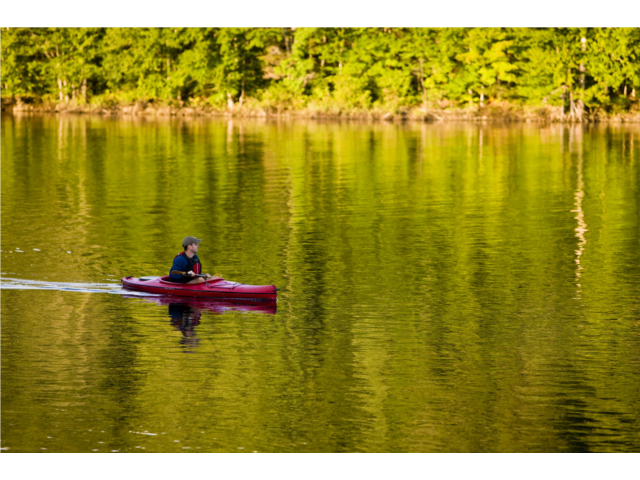 Kayaking at Lake Francis State Park