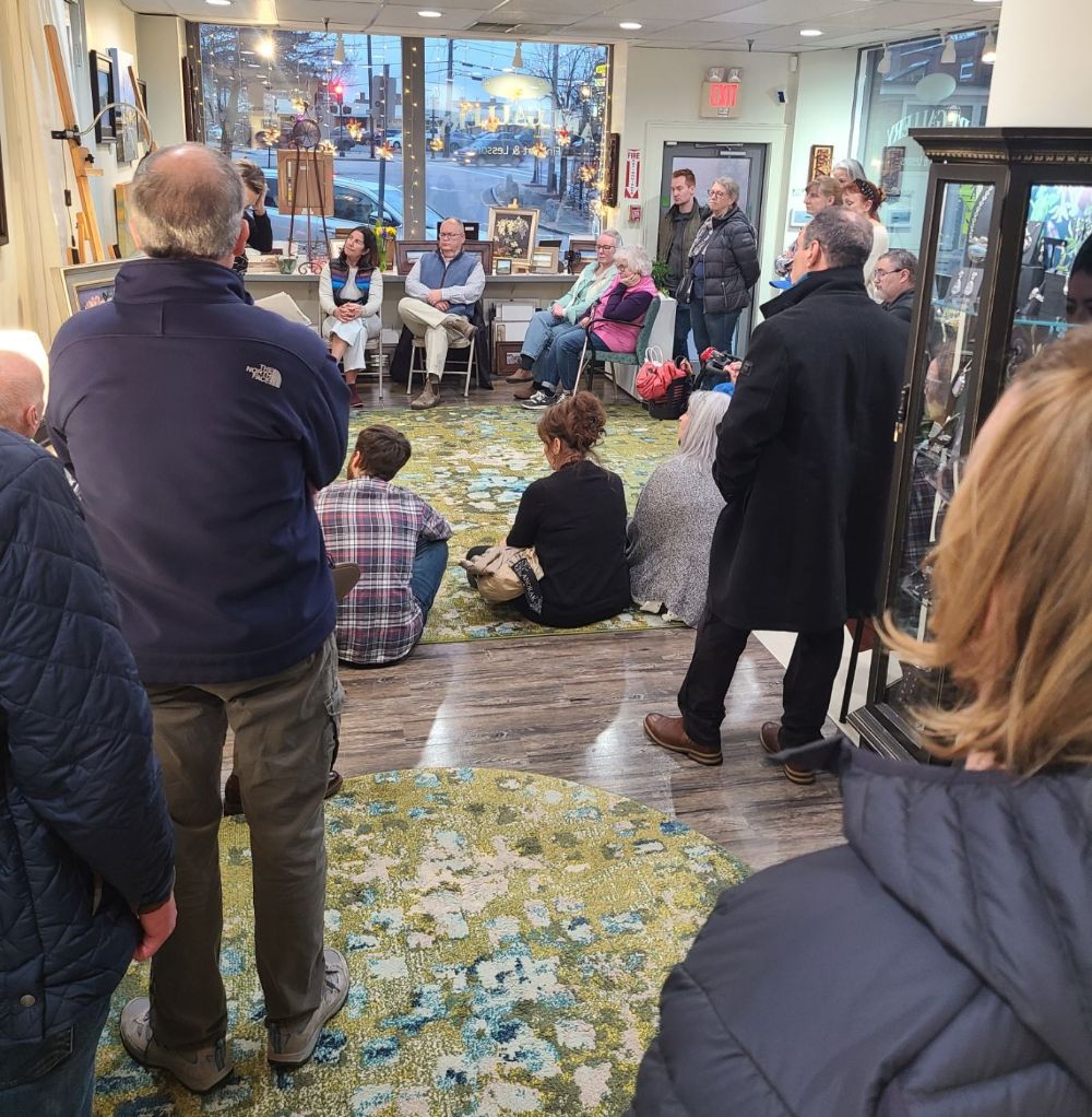 Second Saturday Art 'n' Music Mingle Artist Talk in the Front Gallery