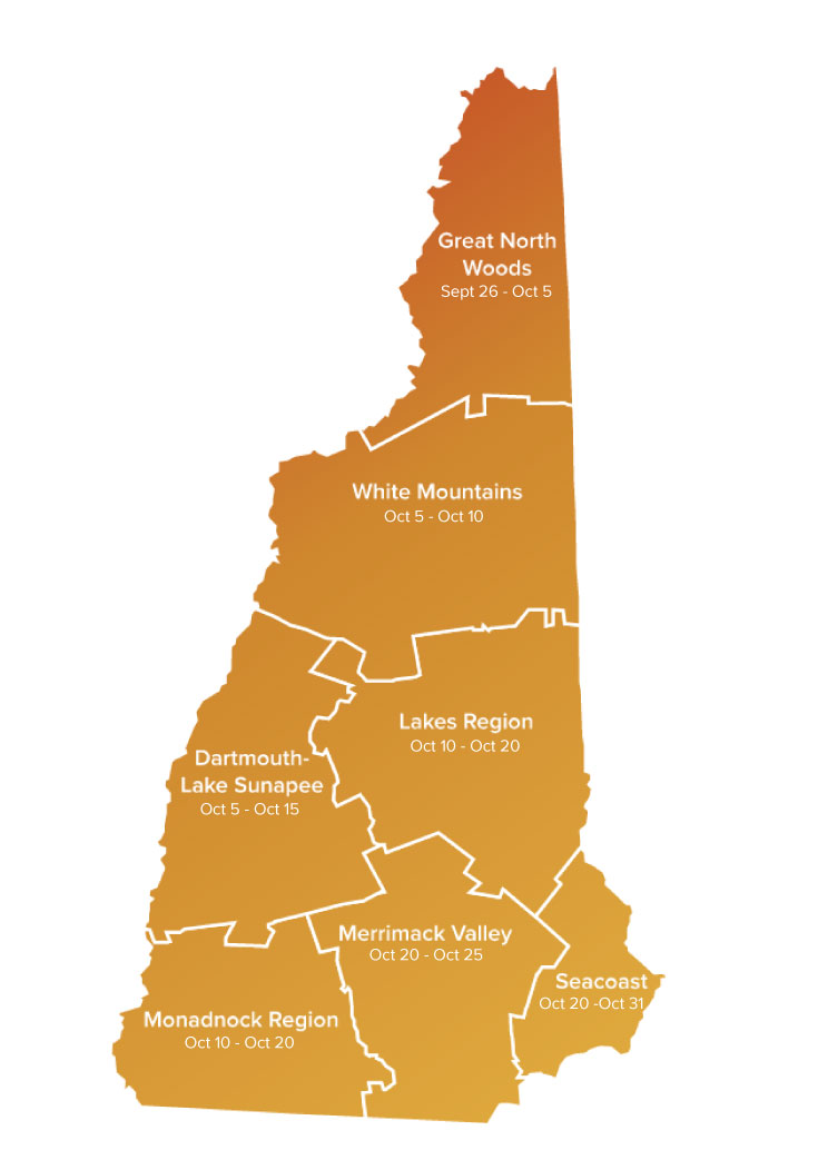 Fall Foliage Prediction Map 2024 New England Mil Lauree
