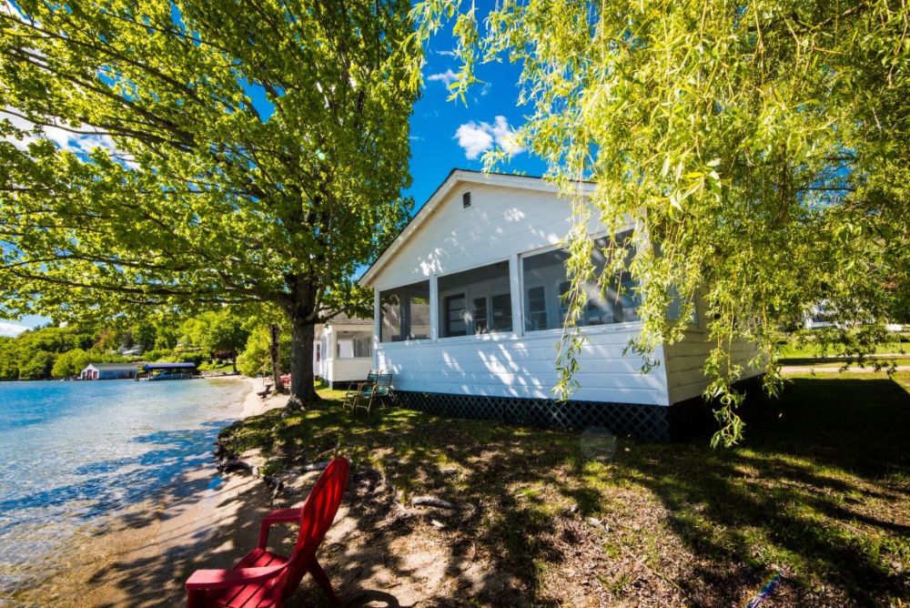 Cottage on waterfront