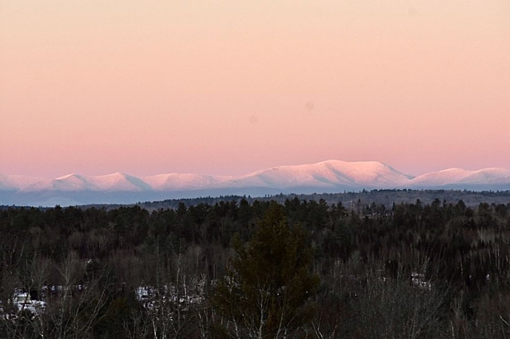 Wake-up to a breathtaking view of the Presidential Mountain Range at the Adair. 