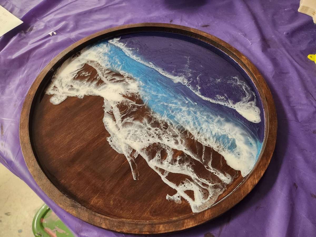 Visit NH Resin Art Ocean Wave Trays Shapes visit-nh-resin-art-ocean-wave-trays-shapes
