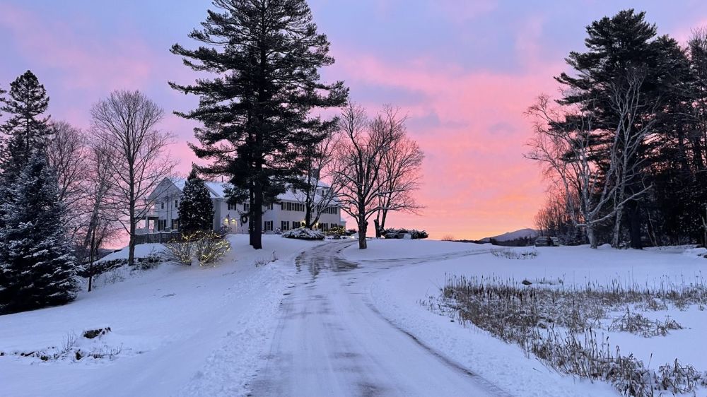 The Adair sits on a knoll with beautiful sunrises for guests to admire. 