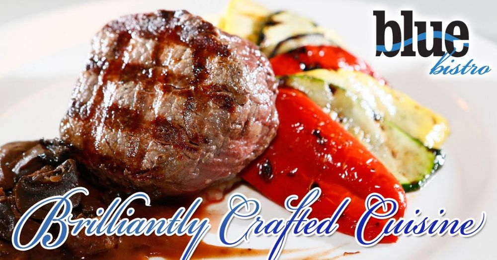 The Blue Bistro serving certified steak and seafood!