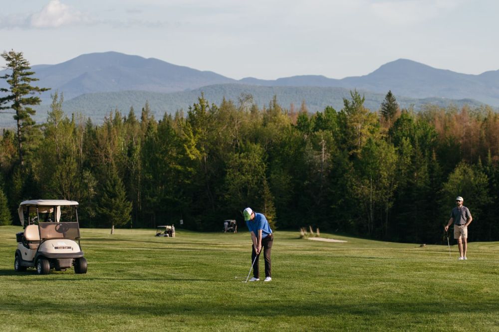 Golfing