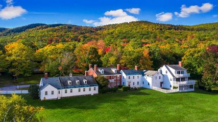 Aerial view of Blue Bear Inn