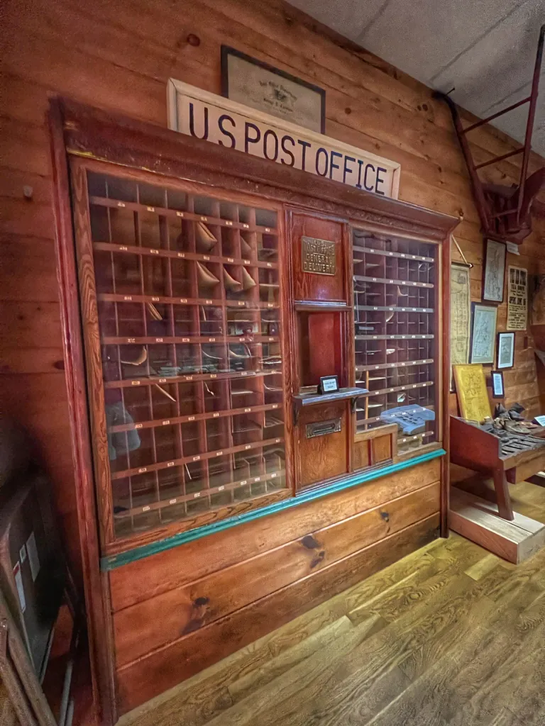 Salisbury, NH's original Post Office Boxes