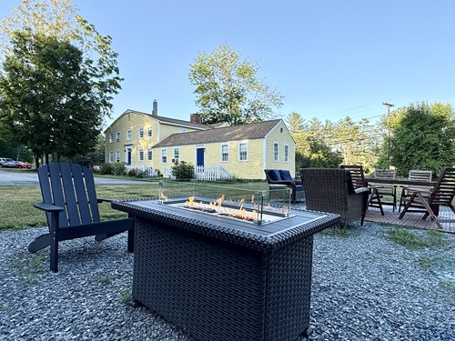 Relax at our outdoor firepit