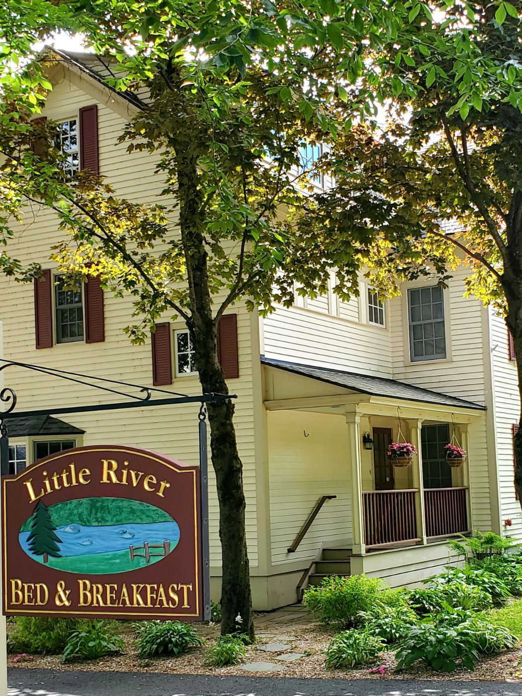 front of B&B
