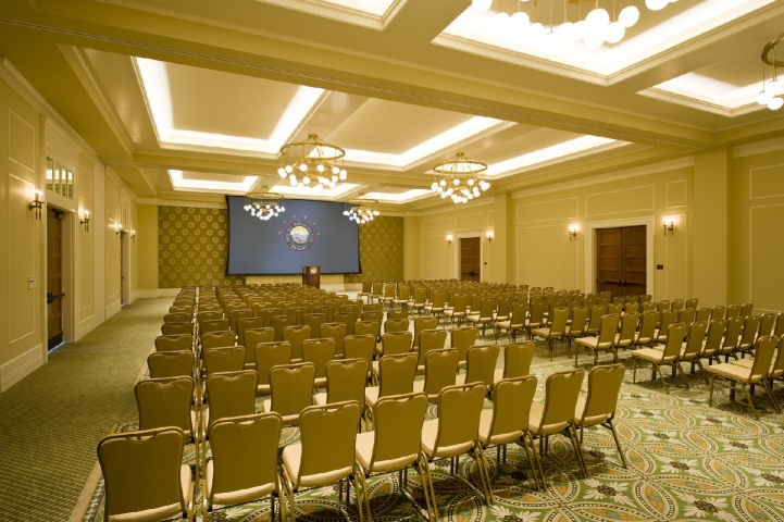 The Presidential Ballroom is one of several venues in the new Presidential Wing