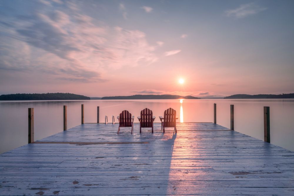 Main dock at Sunrise