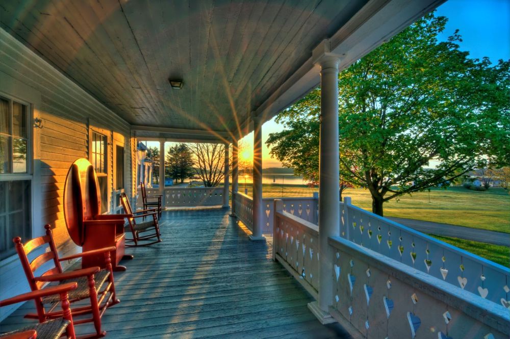 Main house Porch