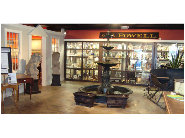 The front plaza